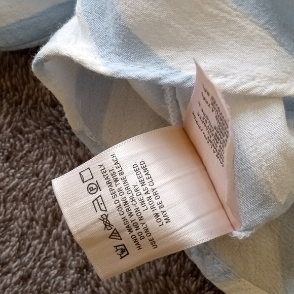 Anthropologie Akemi + Kin high neck embroidered keyhole blouse - Picture 10 of 11